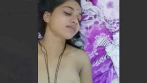 Newly married indian college girl