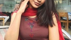 Sexy menina negra vasou vídeo