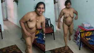 Tamil wife gets naked and sexy in her new house