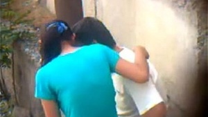 Young couple from Tamil XXX video engages in outdoor sex