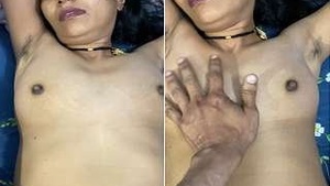 Desi Wifes Tight Pussy and Breasts Get Drilled by Her Husbands Hard Anal Sex