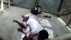 Hardcore garage sex with MMC babe