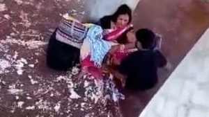 Mature busty lady outdoors pussy licked and fingered by moaning lover