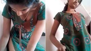 Desi Girl Gets Dressed Up in Clothes After a Steamy Sex Encounter