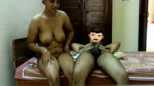 Desi Bhabhis sensual moment with her husband