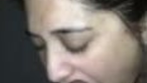 Aroused bhabhi cheats on her boss and gives him a blowjob in public