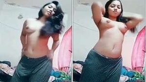 Exclusive Tiktok Video: Desi Girl Shows Off Her Cute Boobs