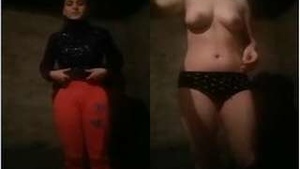Part 1: Desi Girl Strips and Reveals Her Boobs and Pussy in a Sensual Video