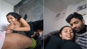 Desi Lovers Passionate Blowjob and Kissing Session