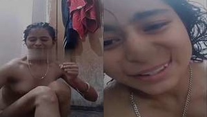 Amateur Indian Girls Tits and Bath Time in Part 3