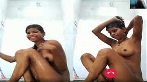 Exclusive Video of Desi Girl Bathing on Call