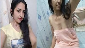 Desi Wifes Seductive Striptease: Her Breasts and Pussy Unveiling