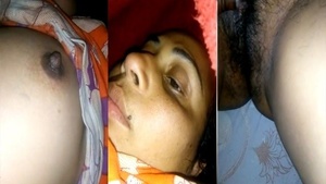 An older woman strips down on camera for the first time