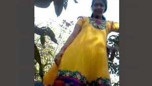 Desi couple enjoys some sensual time in the forest with sound