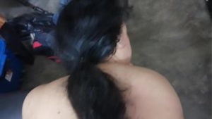 chubby malay mommy likes huge black mamba cock with doggy-style fucking