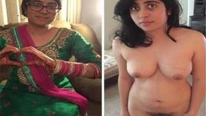 Hot NRI Girl with Hairy Pussy Fingers and Gives a Blowjob in Exclusive Video