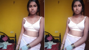 Cute Indian Girl Shows Off Her Naked Body in Part 4