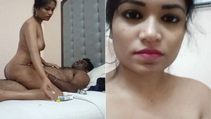 Desi Lover Mllau takes control and rids her lovers penis