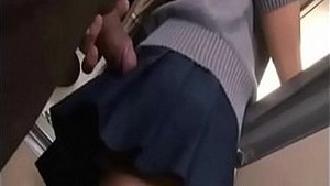 Japanese slut explores her own speech style in porn video