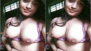 Amateur Indian Girl Teases with Her Boobs and Pussy on Facebook Part 3