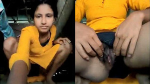 Husband gets a new look at his hairy and wet pussy from a desi bhabhi