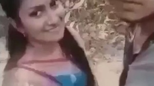 Pretty Girl Outdoors Bj To Cum