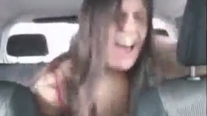 NRI college girl gets wild with her boyfriend after a long drive and they have sex in his car