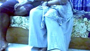 Sexy bengali fucking her ass with her video boss