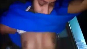 Amateur college student gets naughty on camera with a big cock