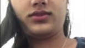 Pretty girl with hairy pussy licking and fingering