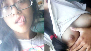 Asian Teens Sensual Show of Her Breasts and Genitalia