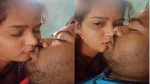 Desi Couples Sensual Kissing Session