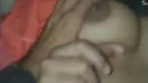 Desi Indian girl sucking and fucking by bf outdoors