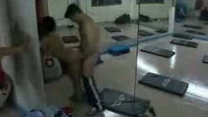 Desi indian girl unseen sex with gym trainer dick after workout