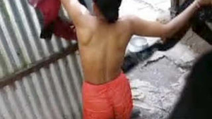Desi Bhabi After The Bath Change Secretly Captured