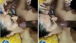 Exclusive Video: Husbands Cum on His Wifes Face
