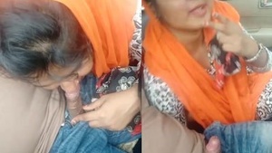 Pk bhabi suck in the car