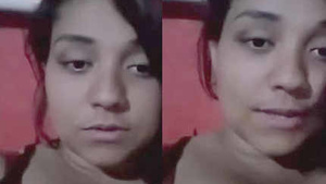 Desi girl with big boobs chats and plays with herself on video