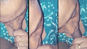 Mature Mallu wife enjoys a big dick in her mouth