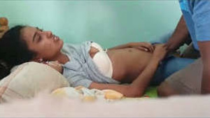 Desi college girl gets her pussy filled with lovers jerk off