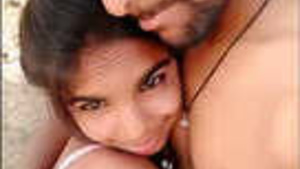 Indian couple outdoors