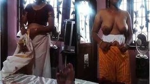 Wife Mallou Teases Husband with Her Big Breasts