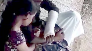 Girlfriend Giving Handjob