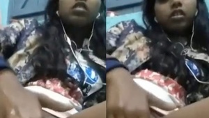 Indian horny brunette teen fingered herself real hard