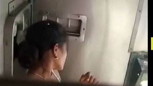 Indian college couple has steamy sex on a train
