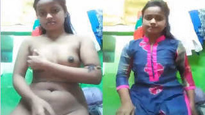 Exclusive Indian porn video features a sexy girl stripping down and showing off her body