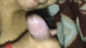 Beautiful wife madly sucking fucking herself with her husband Marged