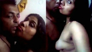 Desi couple enjoys a sensual nighttime blowjob