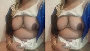 Part 2: Seductive Girl Shows Off Her Big Breasts and Wet Vagina