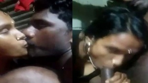 Dehati couple enjoys a steamy home sex session